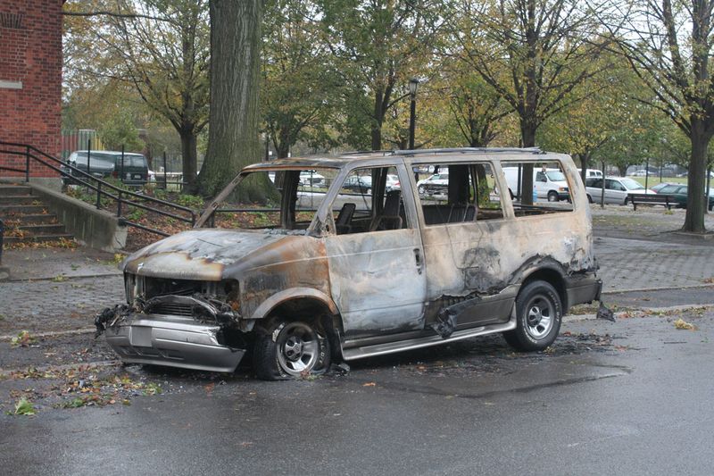 Burnt-car