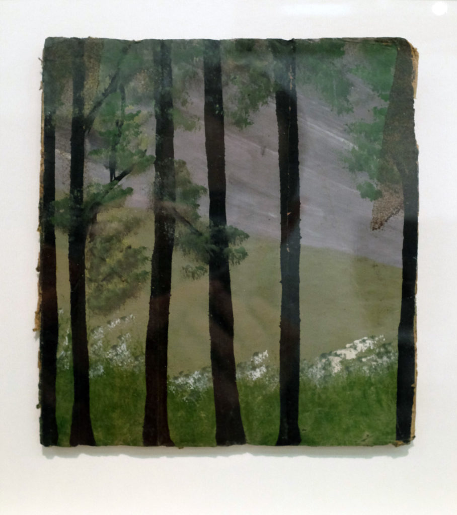 Frank Walter, Thin Trees with Grey Sky. Ingleby Gallery