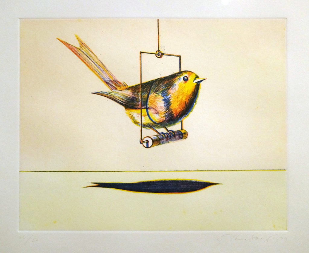 Wayne Thiebaud, Bird, 1979. Leslie Feely Gallery