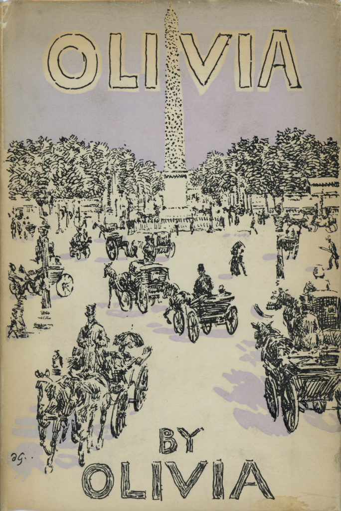 Duncan Grant, dust jacket for Olivia, 1949 Duncan Grant, dust jacket for Olivia, 1949