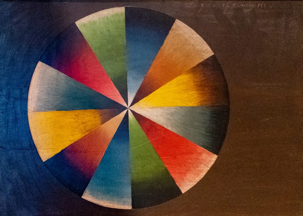 Thomas Cole's color wheel, Thomas Cole House, Catskill, NY