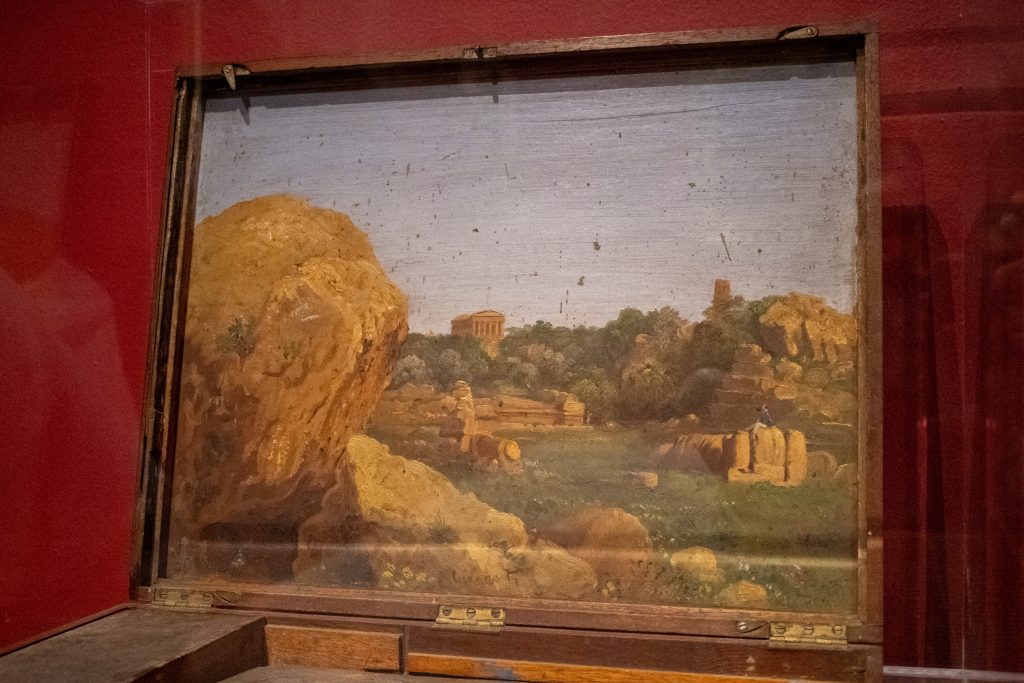 Thomas Cole's paintbox, Thomas Cole House, Catskill, NY